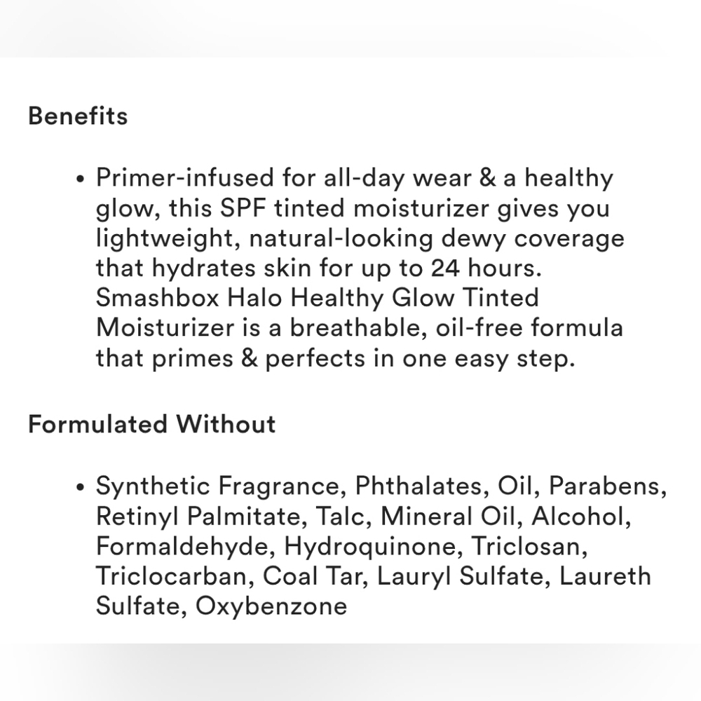 Smashbox Halo Healthy Glow Tinted Moisturizer Broad Spectrum SPF 25 - Picture 5 of 9